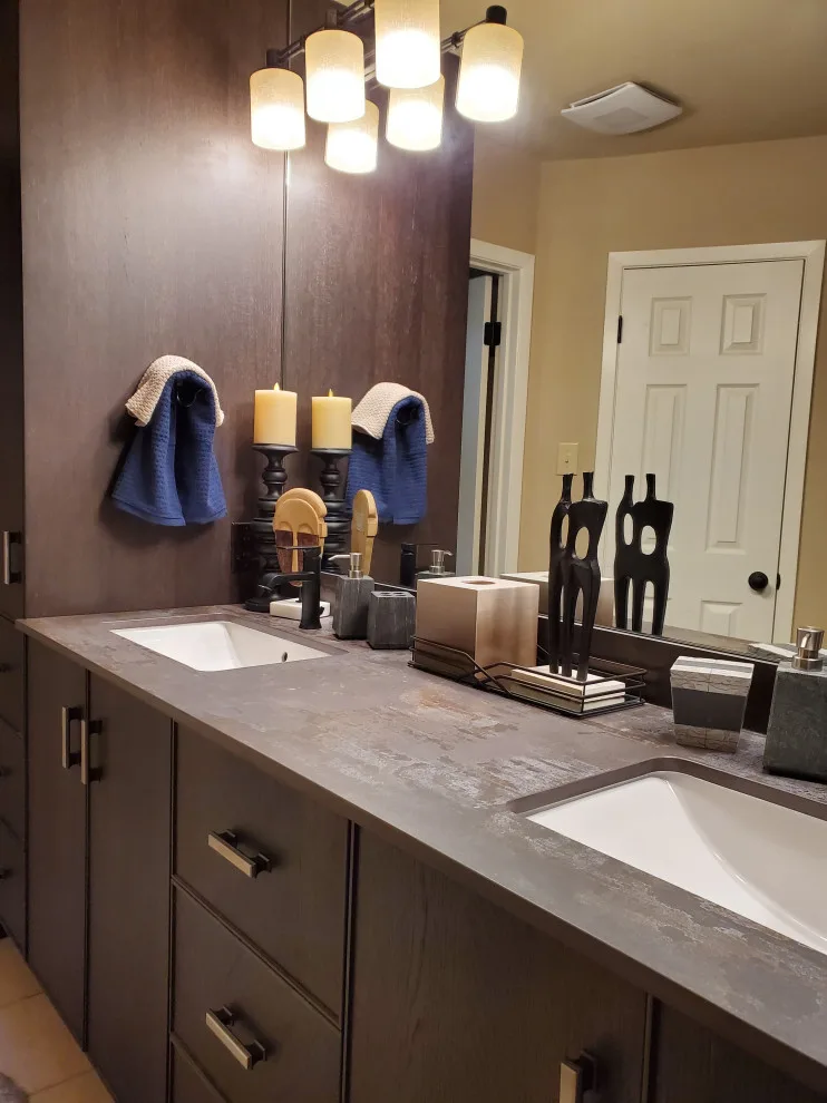 Masculine Inspired Master Bathroom by Calming Spaces Interiors, Design & Remodeling - Photo 3