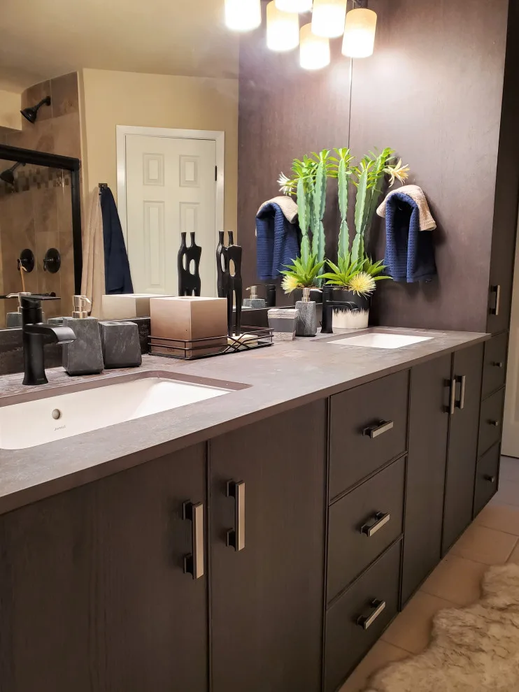 Masculine Inspired Master Bathroom by Calming Spaces Interiors, Design & Remodeling - Photo 5