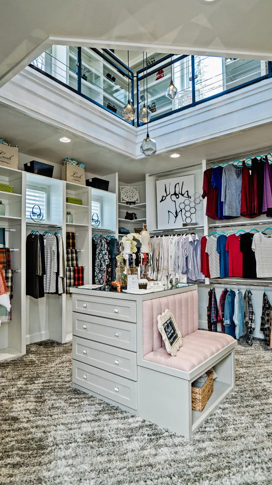 Contemporary Two-Level Wardrobe by CRH Interior Design, LLC - Photo 4