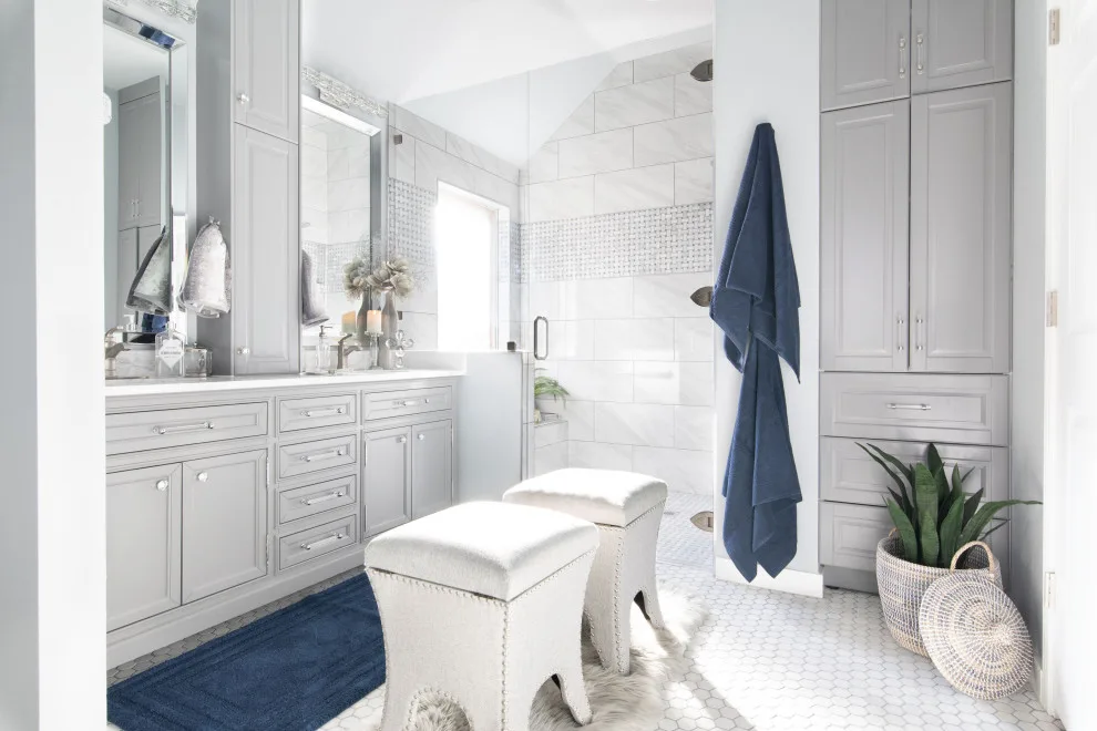 Payton Falls Elegant Bathroom by Calming Spaces Interiors, Design & Remodeling - Photo 2