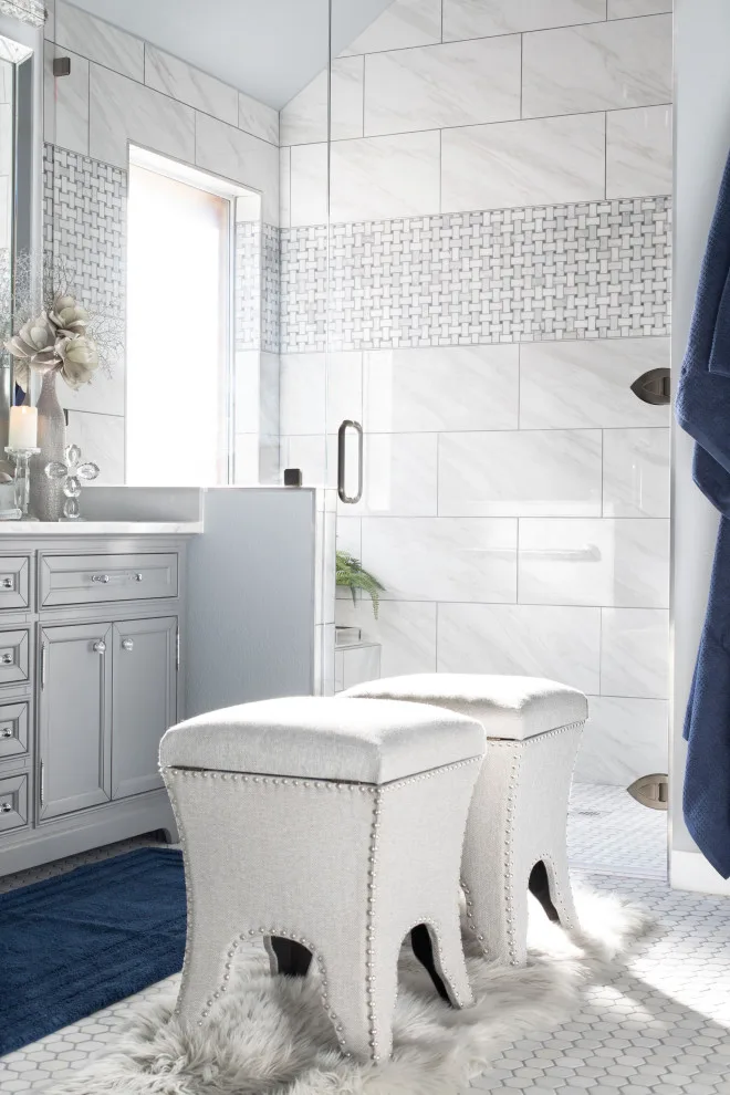 Payton Falls Elegant Bathroom by Calming Spaces Interiors, Design & Remodeling - Photo 4