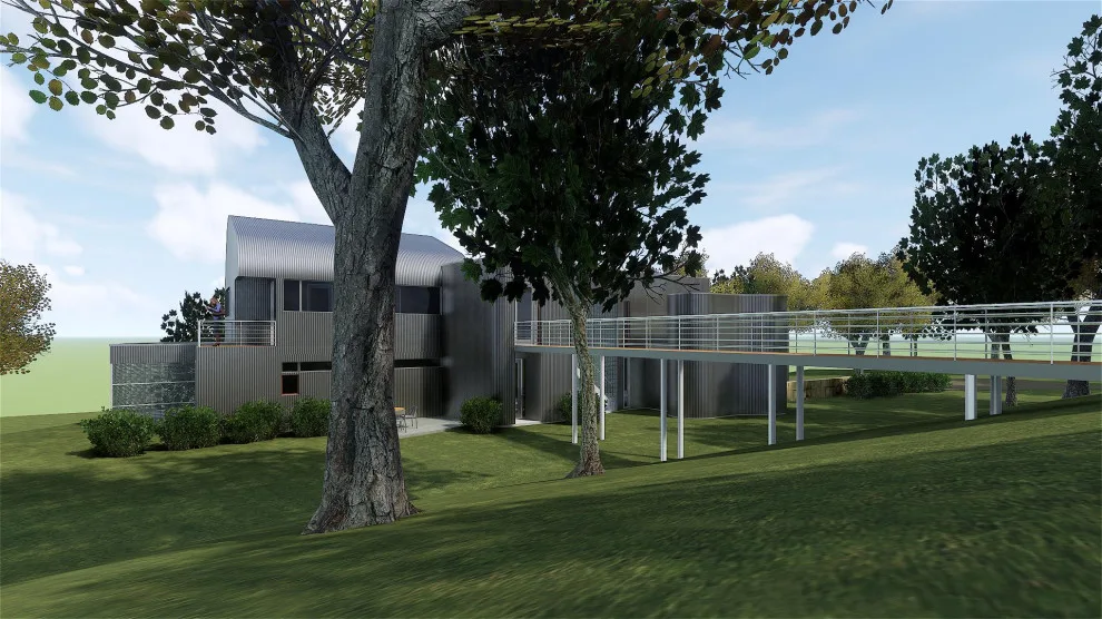 Guadalupe River Residence (In Progress) by Ignacio Salas-Humara Architect LLC - Photo 22
