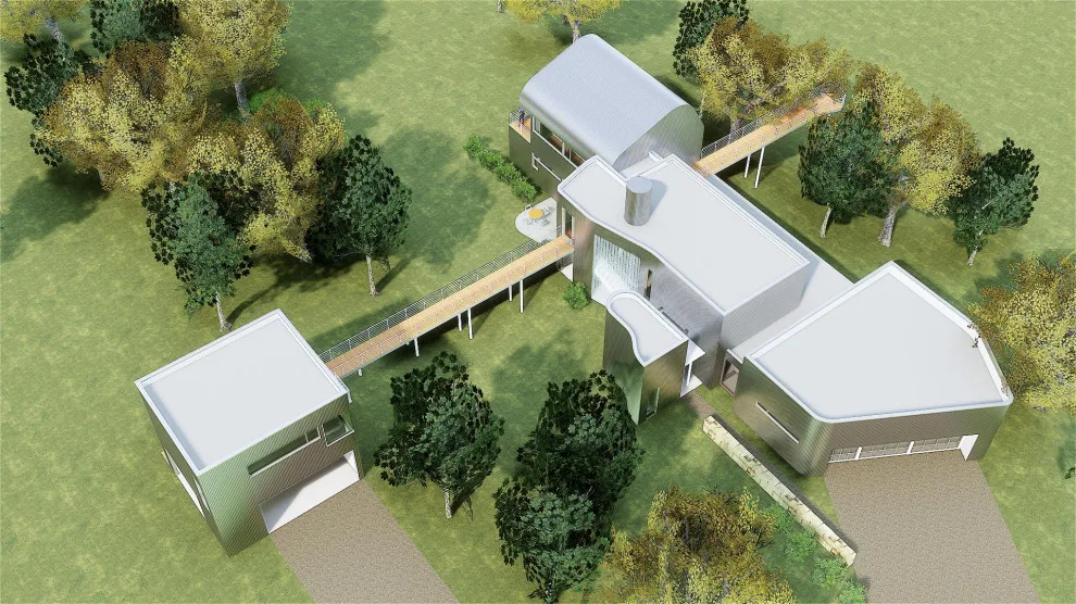 Guadalupe River Residence (In Progress) by Ignacio Salas-Humara Architect LLC - Photo 14