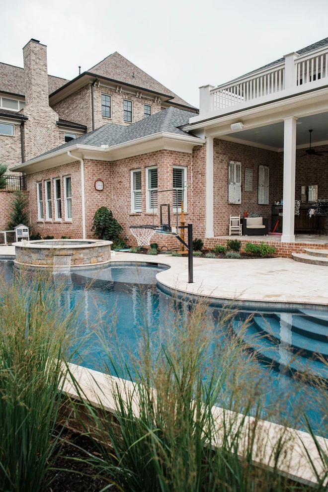 Elevation Challenges & Pool Landscaping | Franklin, TN by Gardens Of Babylon Landscapes - Photo 8