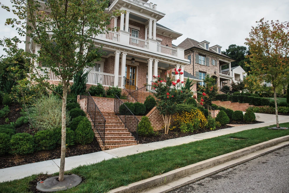 Elevation Challenges & Pool Landscaping | Franklin, TN by Gardens Of Babylon Landscapes - Photo 10