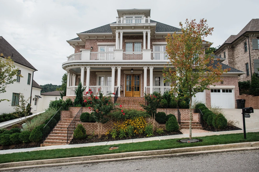 Elevation Challenges & Pool Landscaping | Franklin, TN by Gardens Of Babylon Landscapes - Photo 11