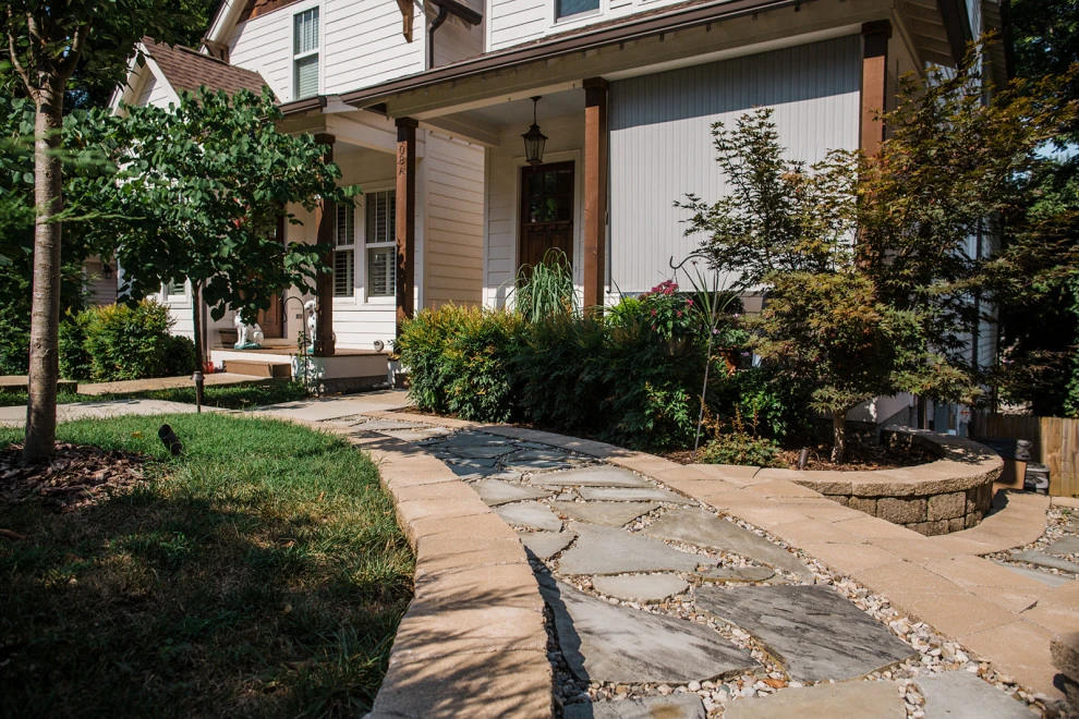 Elegant Transitions with Hardscaping | Nashville, TN by Gardens Of Babylon Landscapes - Photo 7