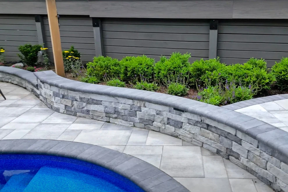 Pool Oasis with Hardscaping Features | Nashville, TN by Gardens Of Babylon Landscapes - Photo 10