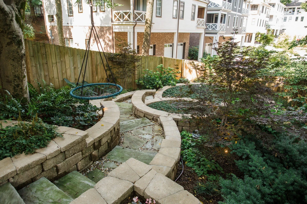 Elegant Transitions with Hardscaping | Nashville, TN by Gardens Of Babylon Landscapes - Photo 3