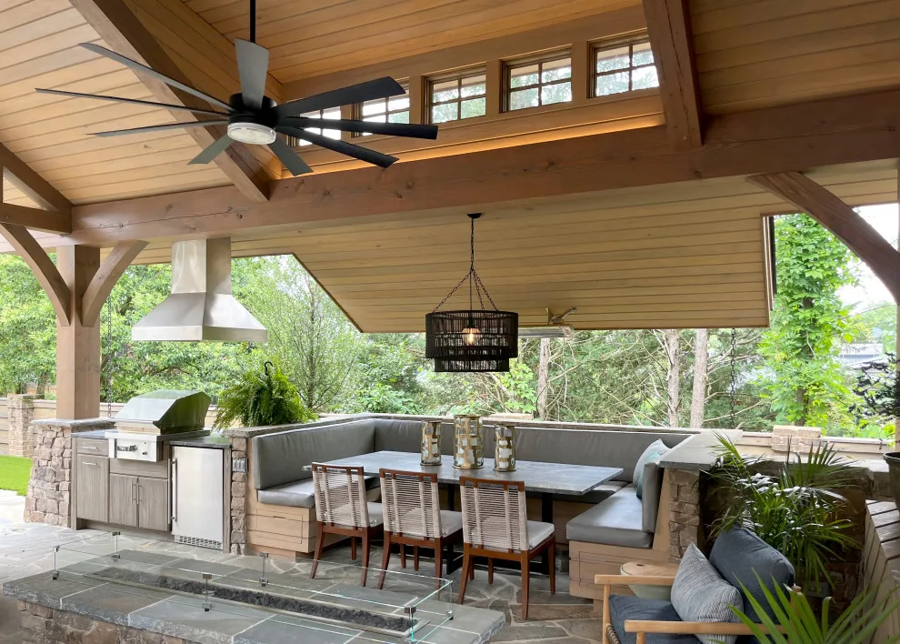 Timber-Framed Pool House by Cox Architecture And Design - Photo 2