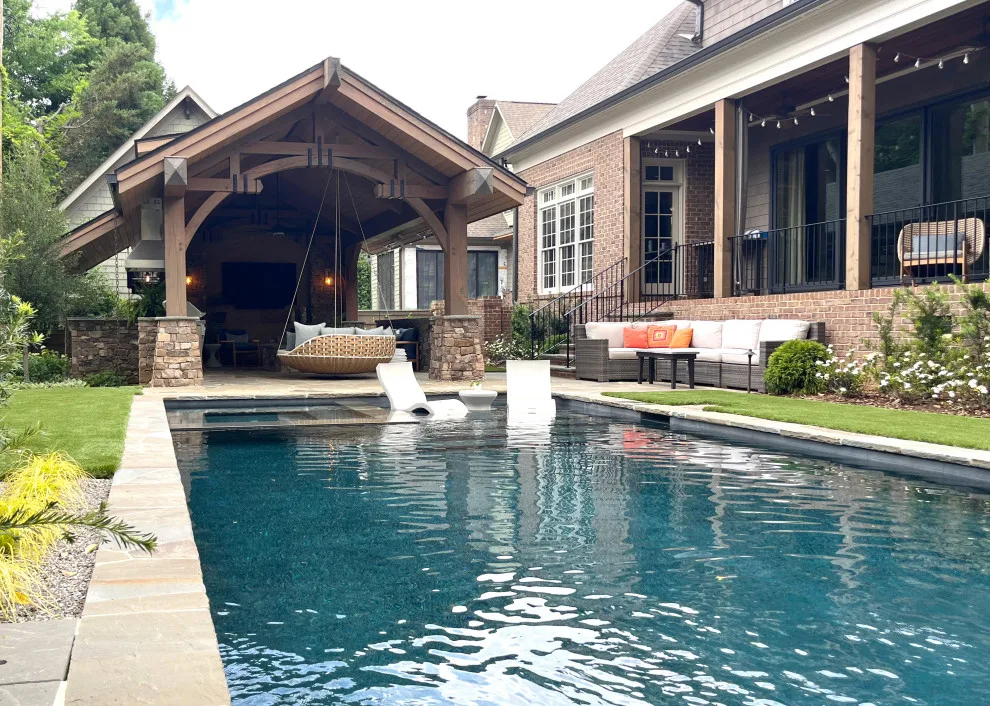 Timber-Framed Pool House by Cox Architecture And Design - Photo 7