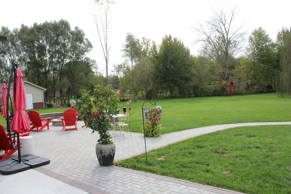 Patio with Firepit by GLC Lawn & Landscaping LLC - Photo 2