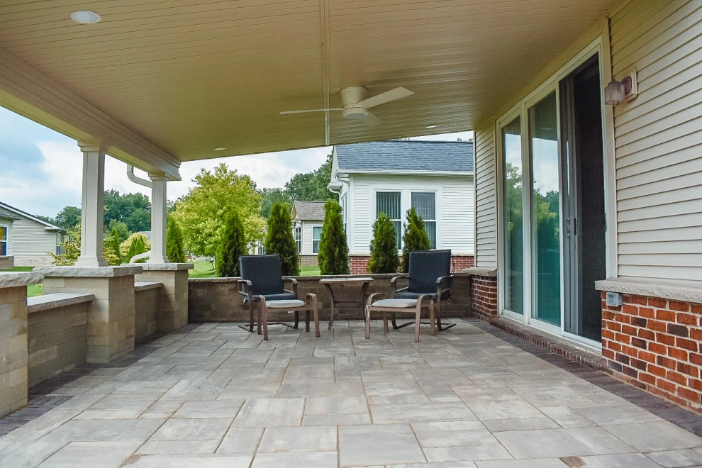 Covered Paver Patio + Step by GLC Lawn & Landscaping LLC - Photo 4