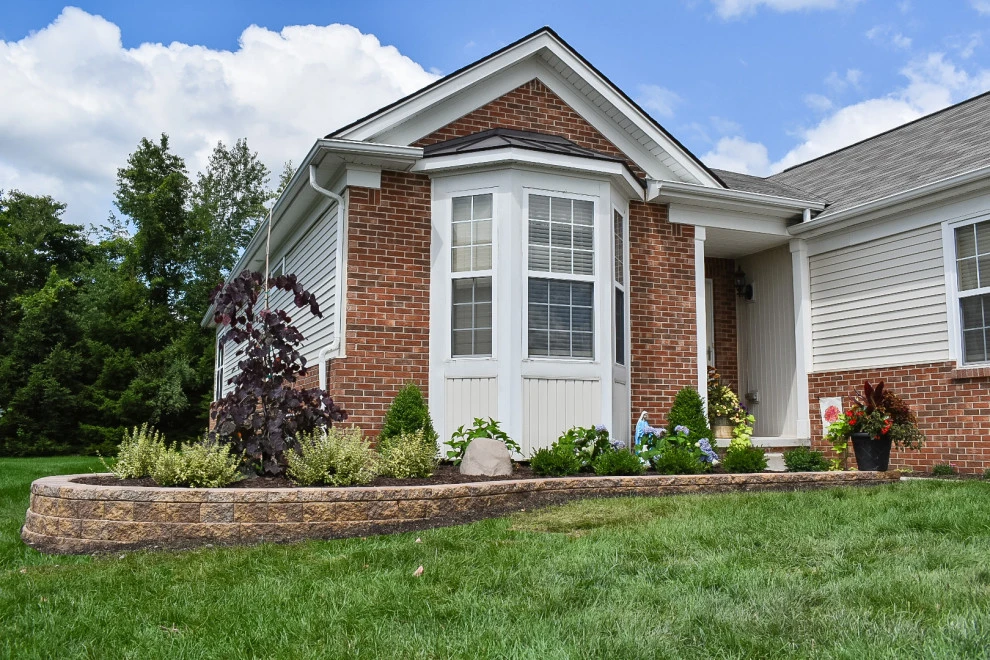 Front Landscape Makeover + Garden Wall by GLC Lawn & Landscaping LLC - Photo 3
