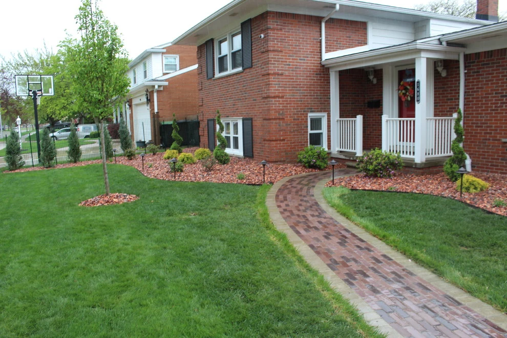 Classic Paver Walkway + Landscaping by GLC Lawn & Landscaping LLC - Photo 2