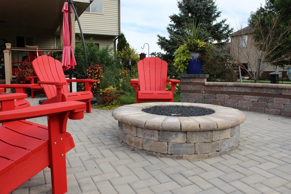Patio with Firepit by GLC Lawn & Landscaping LLC - Photo 3