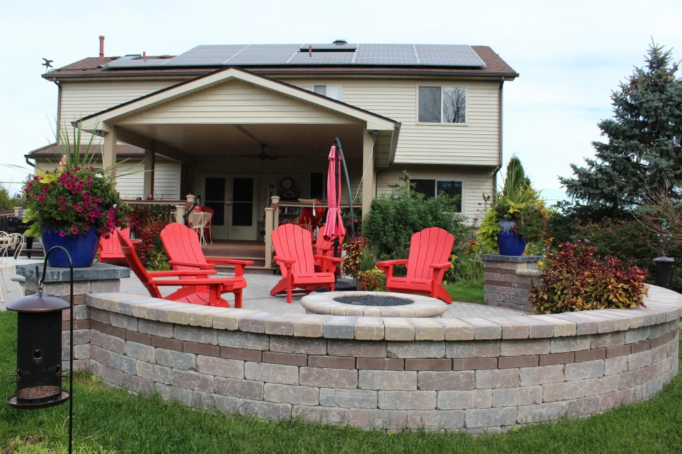 Patio with Firepit by GLC Lawn & Landscaping LLC - Photo 4