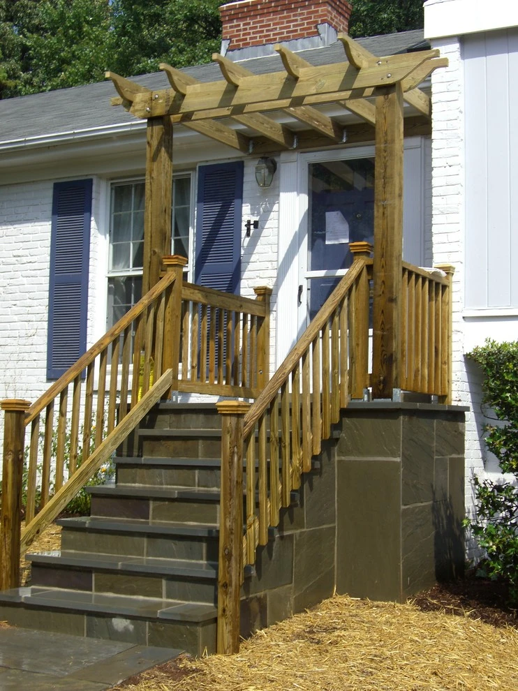 Wood Arbors and Entrances by Green Spaces Landscaping - Photo 14