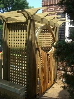 Wood Arbors and Entrances by Green Spaces Landscaping - Photo 10