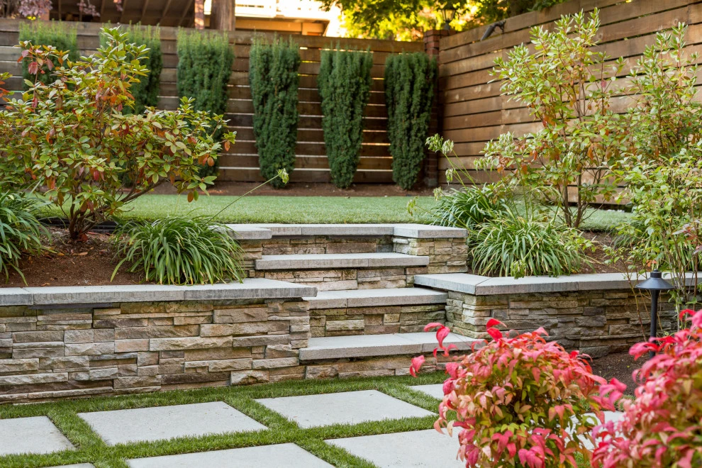 Stone Walls by Green Spaces Landscaping - Photo 3