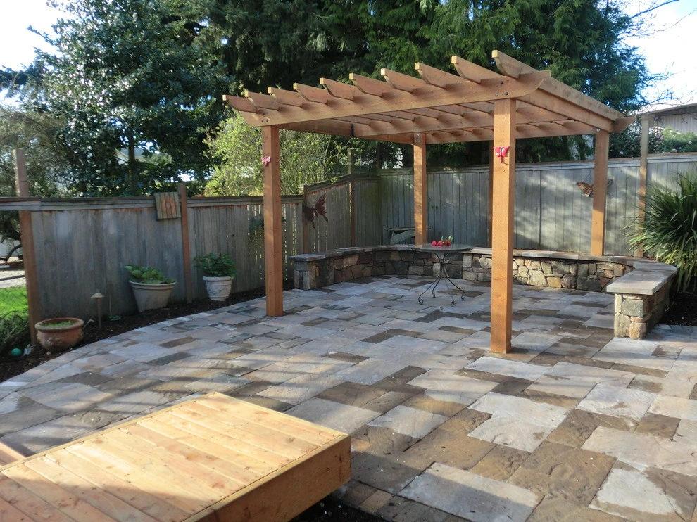 Outdoor Pergolas and Wood Structures by Green Spaces Landscaping - Photo 26