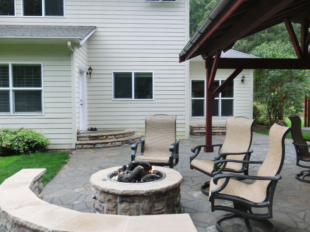 Fire Features by Green Spaces Landscaping - Photo 12