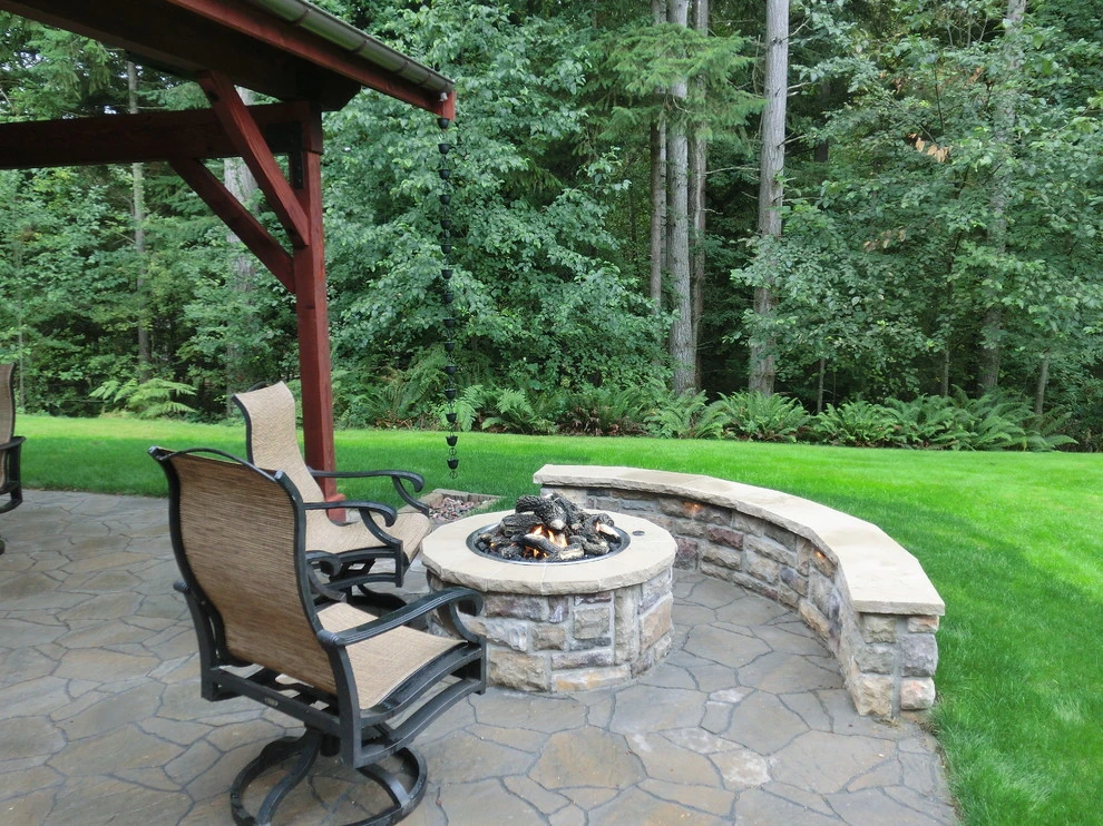 Fire Features by Green Spaces Landscaping - Photo 21