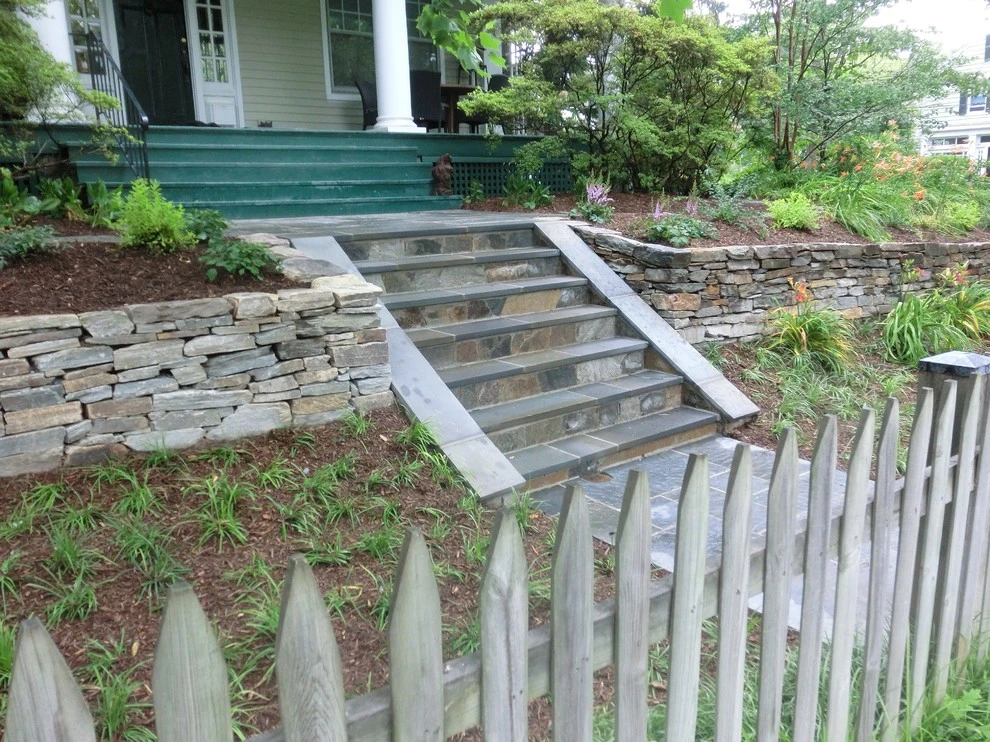 Stone Walls by Green Spaces Landscaping - Photo 18