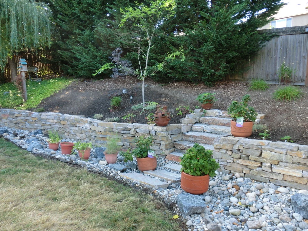 Stone Walls by Green Spaces Landscaping - Photo 13