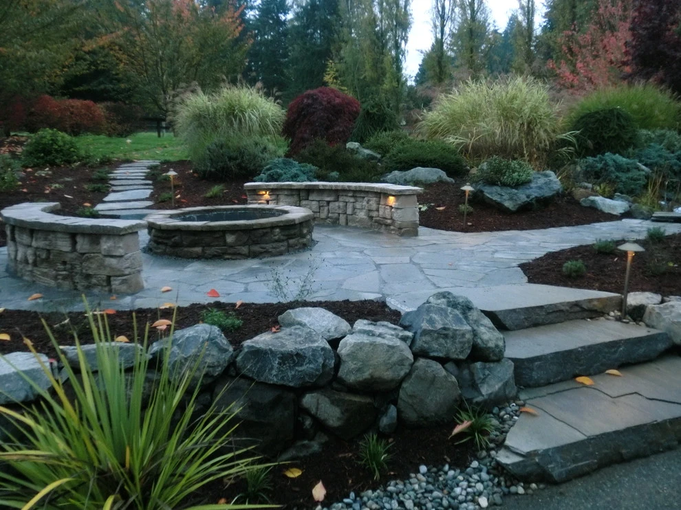 Fire Features by Green Spaces Landscaping - Photo 7