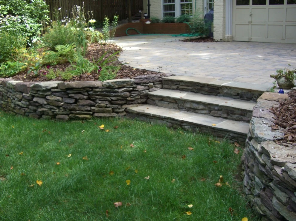 Stone Walls by Green Spaces Landscaping - Photo 14