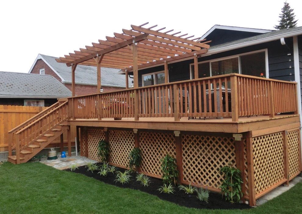 Outdoor Pergolas and Wood Structures by Green Spaces Landscaping - Photo 12