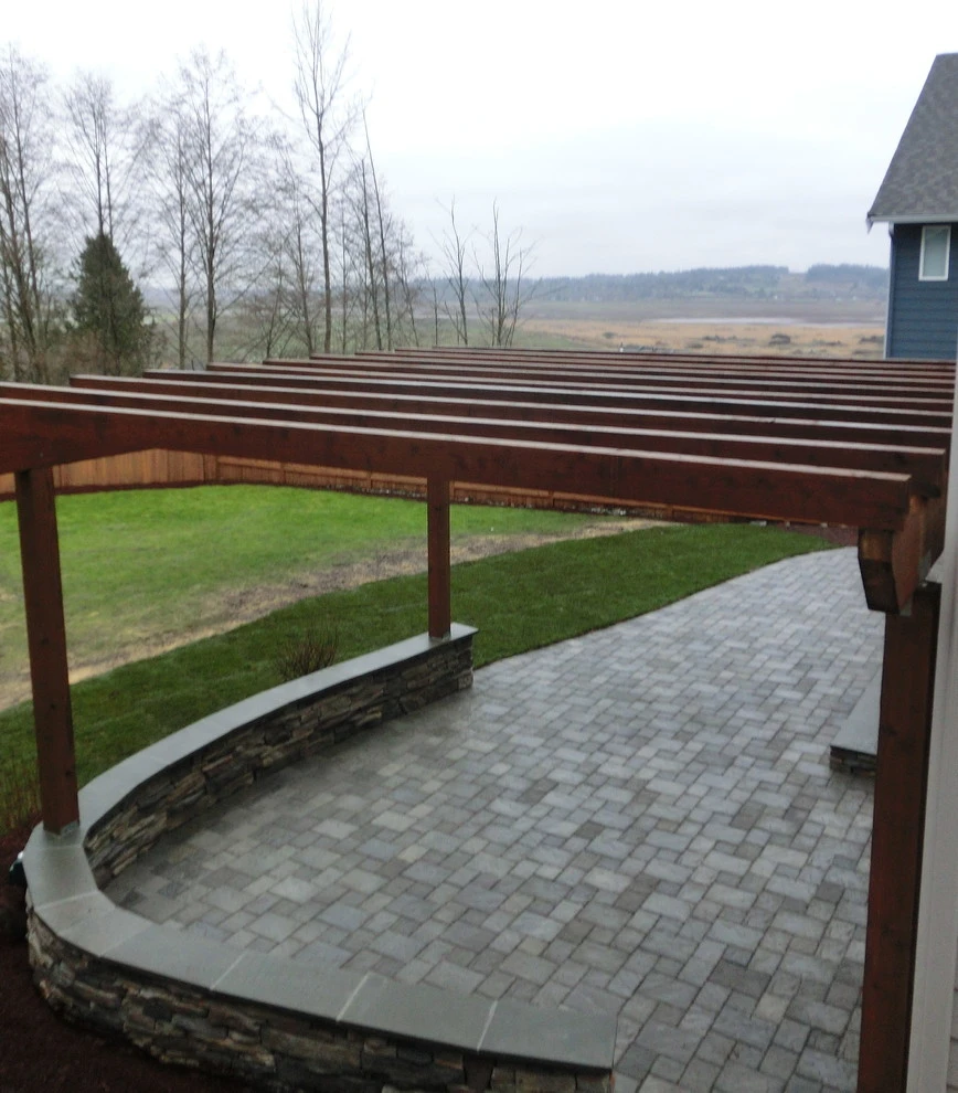 Outdoor Pergolas and Wood Structures by Green Spaces Landscaping - Photo 7