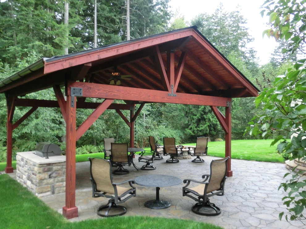 Outdoor Pergolas and Wood Structures by Green Spaces Landscaping - Photo 14