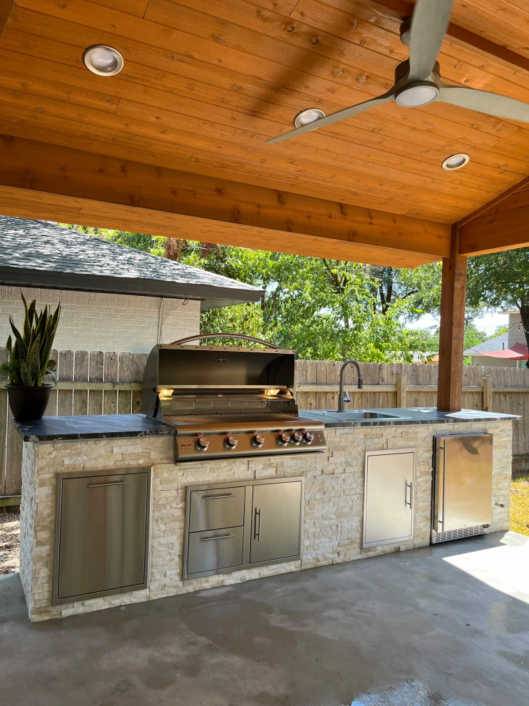Deck & outdoor kitchen. by H A Dirt Cleaning & Construction - Photo 3