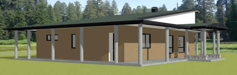Jackass Flat Straw Bale Home by Hyland Fisher - Architect - Photo 6