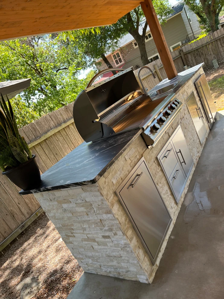 Deck & outdoor kitchen. by H A Dirt Cleaning & Construction - Photo 2