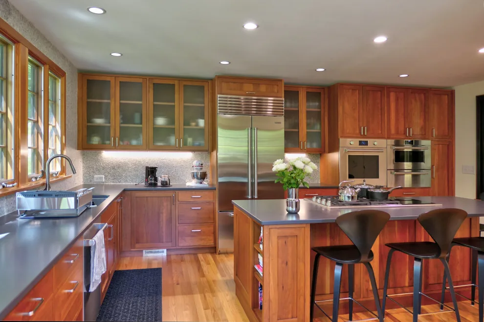 Culinary Space Overlooking a Woodland by John TeSelle - Photo 2