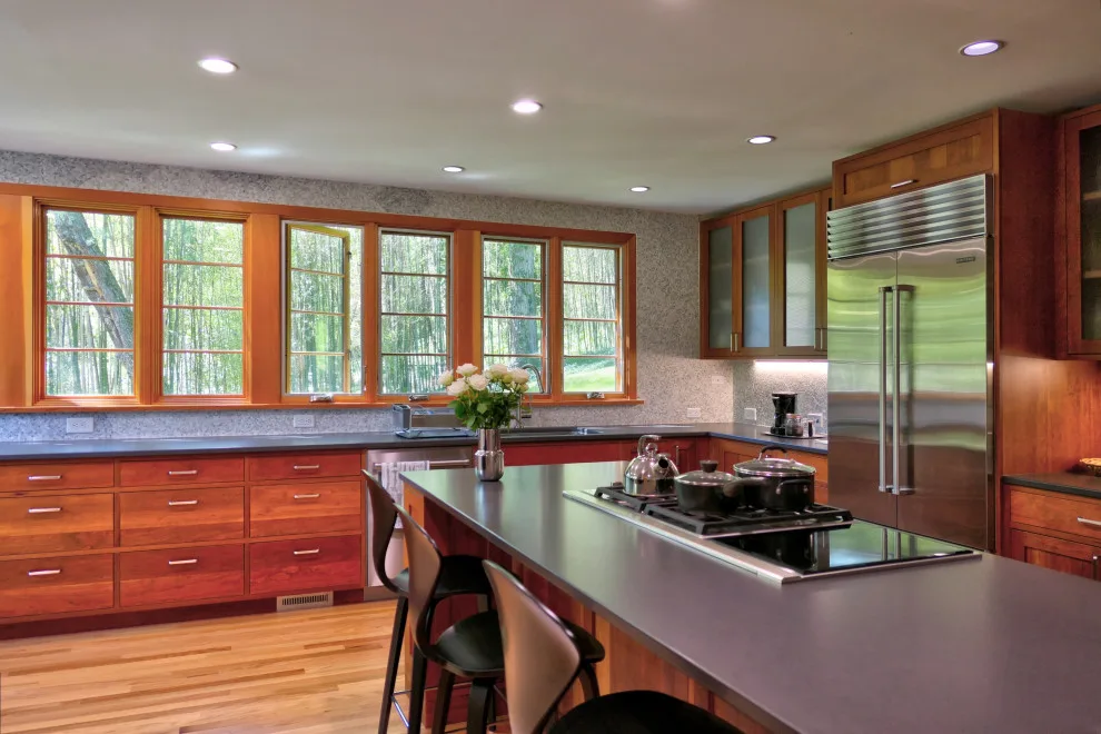 Culinary Space Overlooking a Woodland by John TeSelle - Photo 3