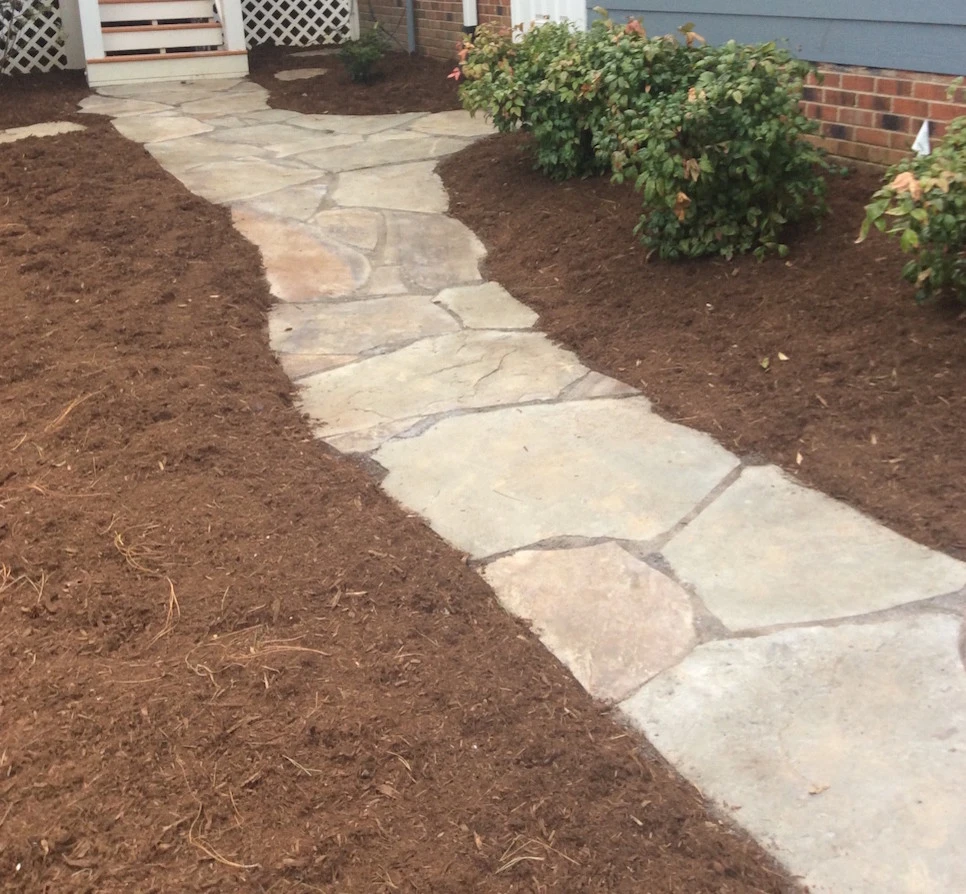 Chapel Hill Stone Walkway by DesignScapes Of North Carolina, Ltd. - Photo 5