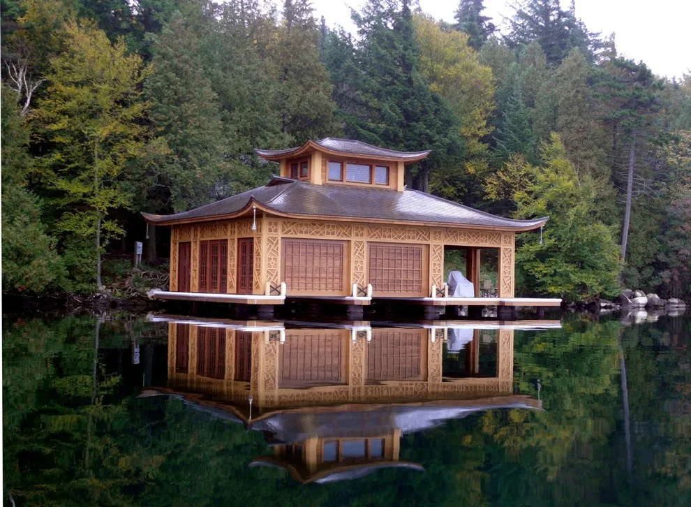Asian Boathouse at Lake Placid by Andrew Chary Architect, PLLC - Photo 3
