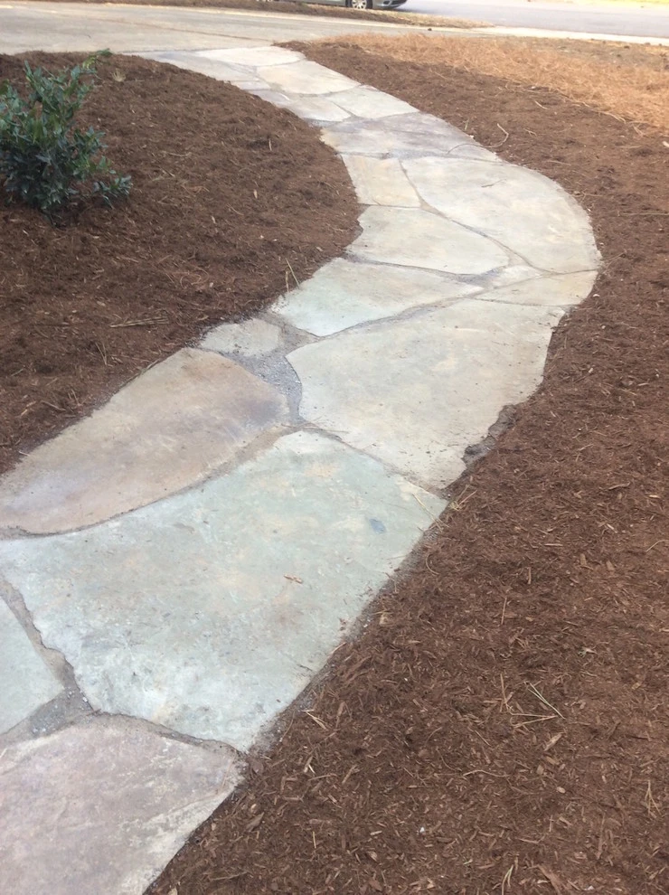 Chapel Hill Stone Walkway by DesignScapes Of North Carolina, Ltd. - Photo 2