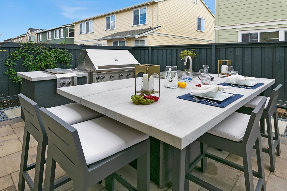 Family Gathering and Cooking Backyard by DPG Pavers And Design - Photo 4
