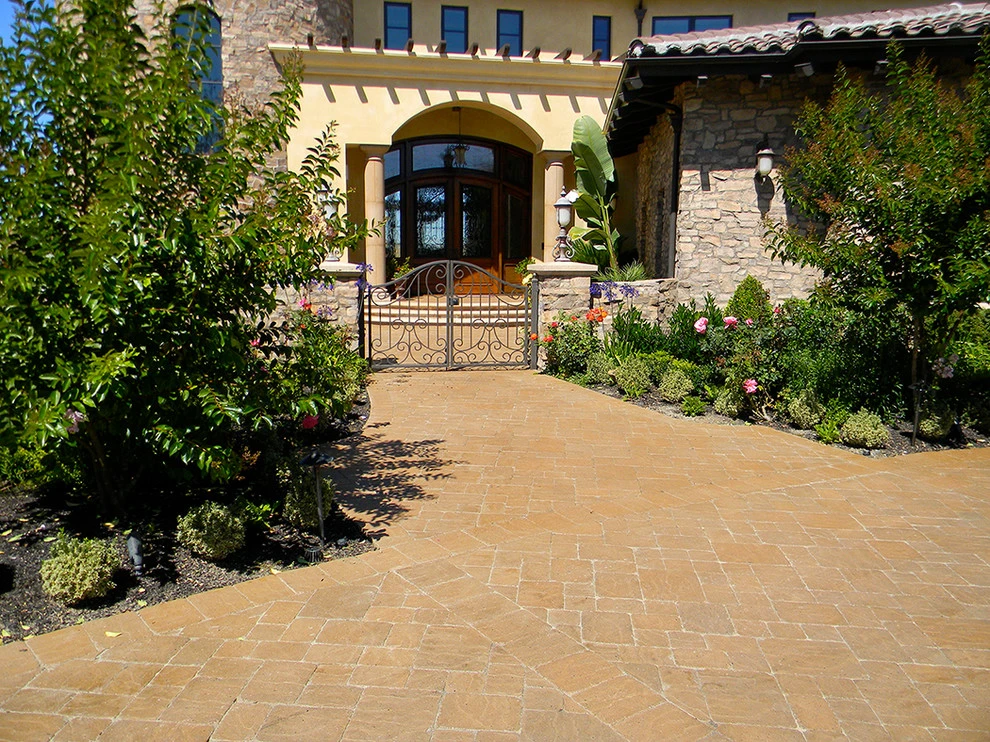 Mediterranean Paver and Landscape Installation, Blackhawk, CA by DPG Pavers And Design - Photo 7