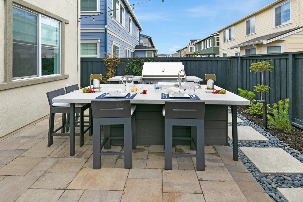 Family Gathering and Cooking Backyard by DPG Pavers And Design - Photo 3