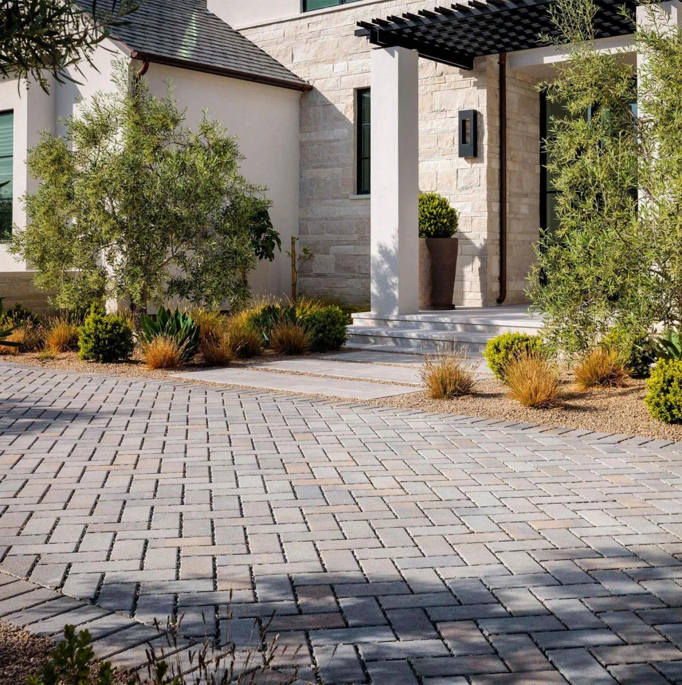 A Herringbone Welcome Home by DPG Pavers And Design - Photo 2