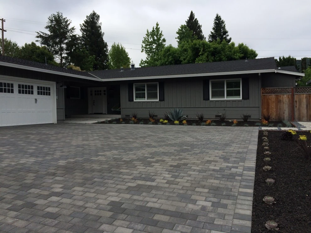 Modern Driveway and Front Yard Danville, CA by DPG Pavers And Design - Photo 5