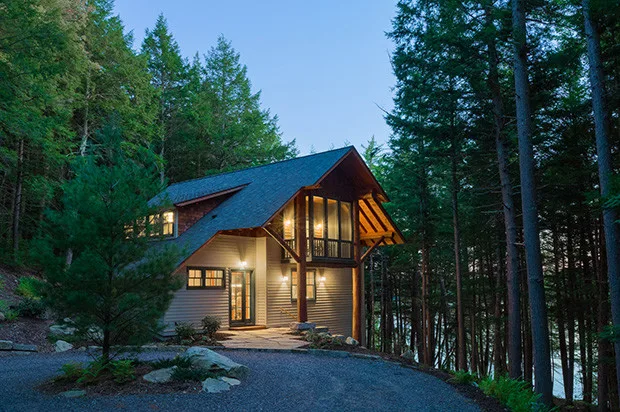 Maine Lakeside Retreat Exterior by Always By Design ARCHITECTURE - Photo 3