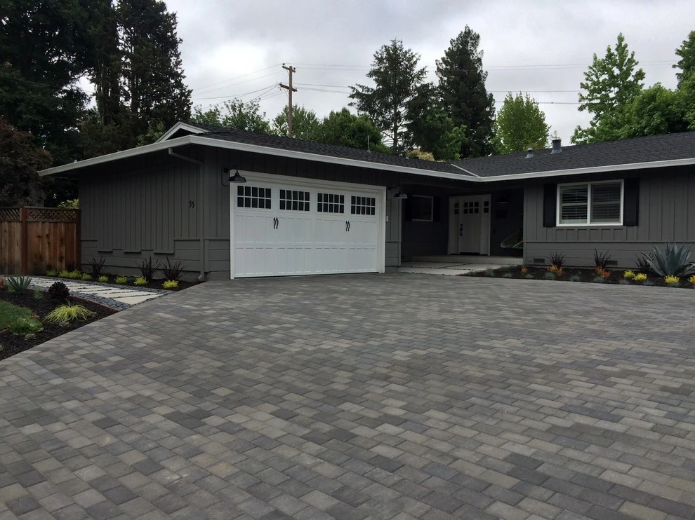 Modern Driveway and Front Yard Danville, CA by DPG Pavers And Design - Photo 4