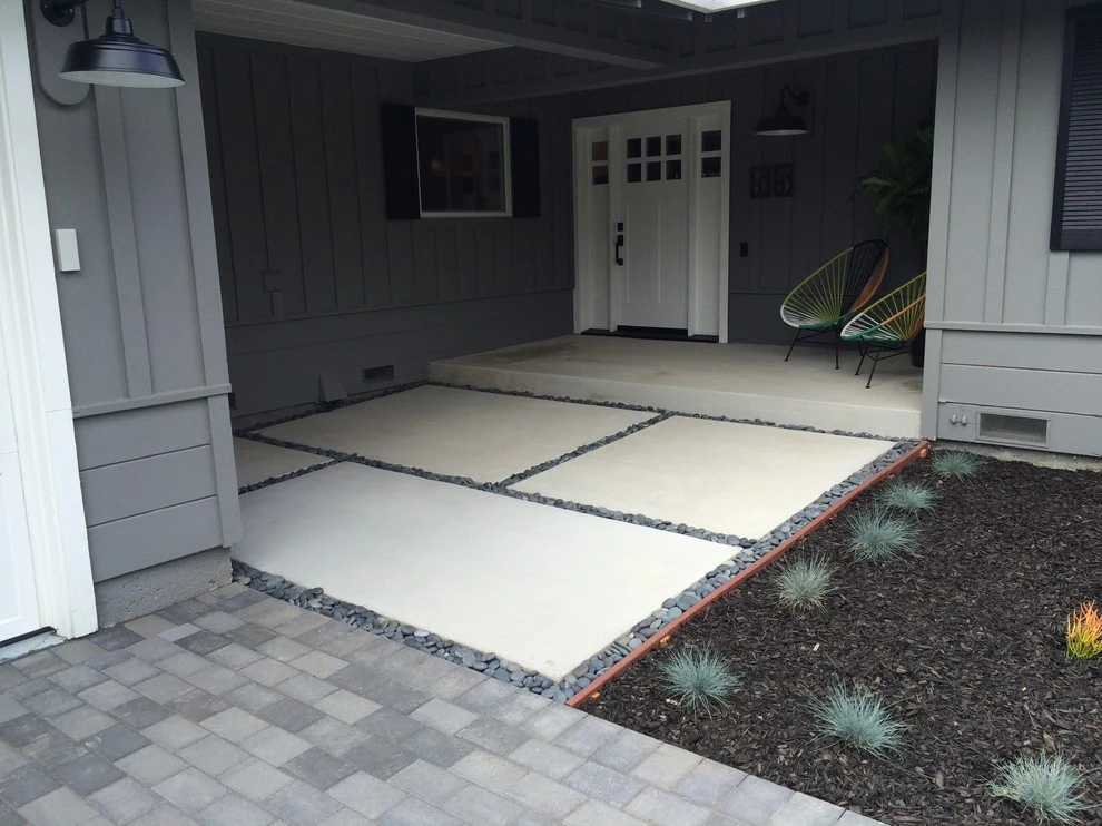 Modern Driveway and Front Yard Danville, CA by DPG Pavers And Design - Photo 6